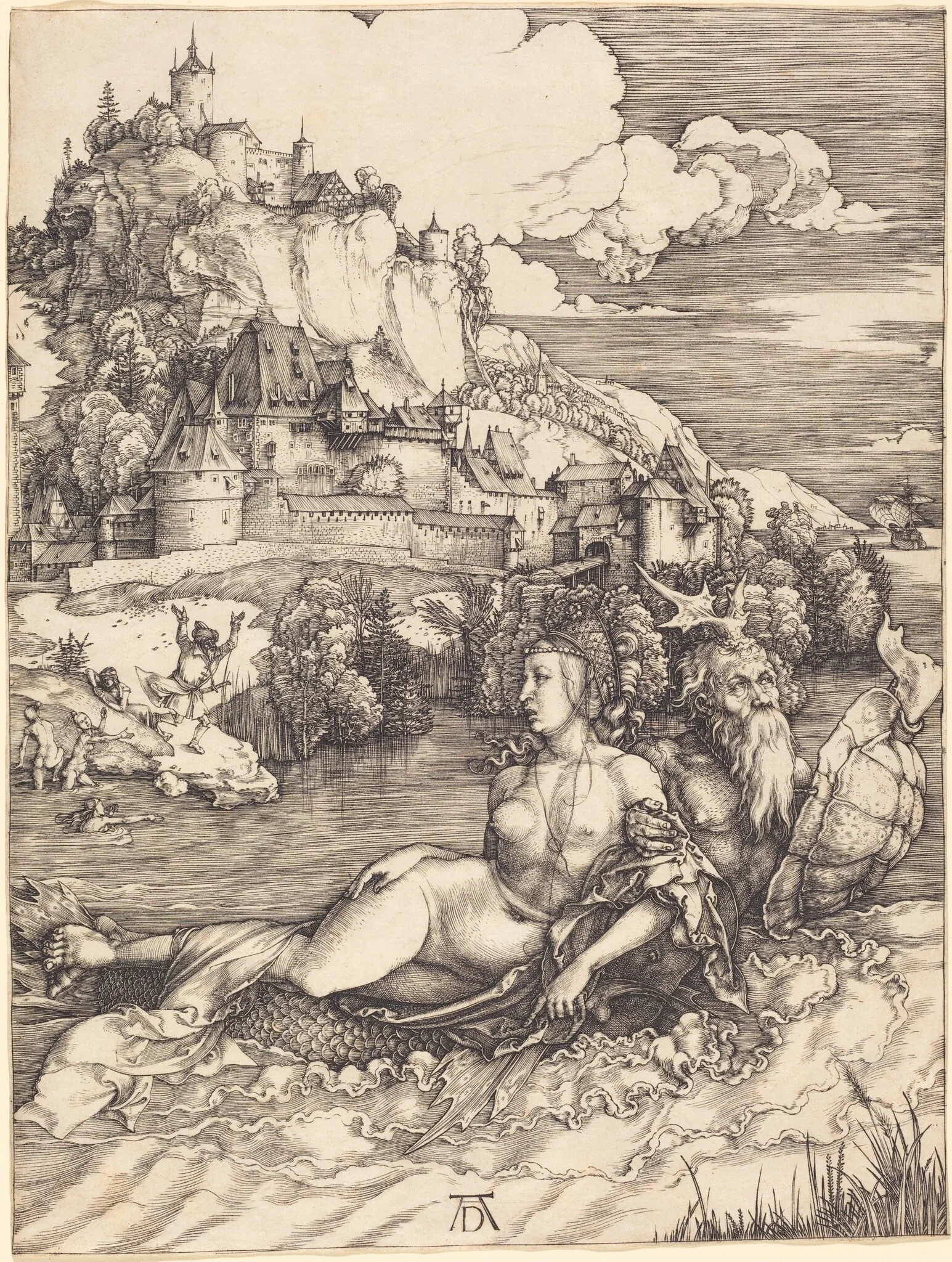 Sea Monster ("Das Meerwunder"), detail