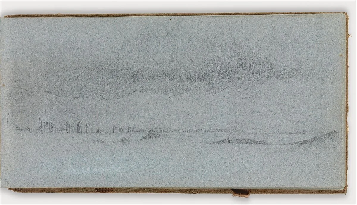 Sketchbook of Italian Landscape Subjects, detail