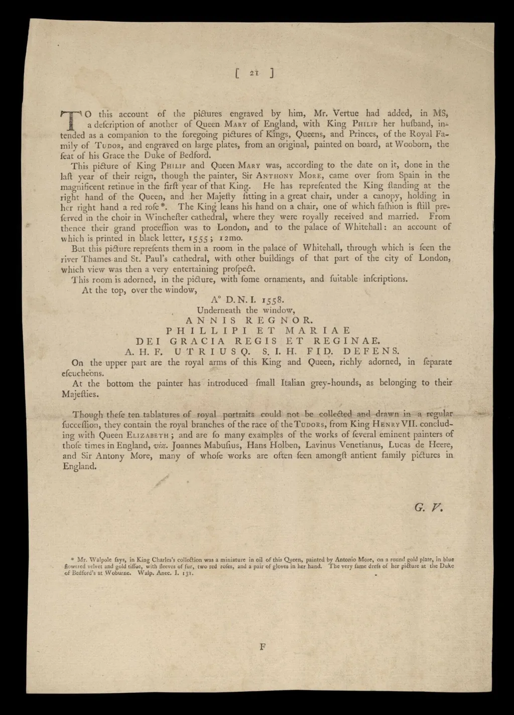 H Beard Print Collection, by George Vertue, 1650
