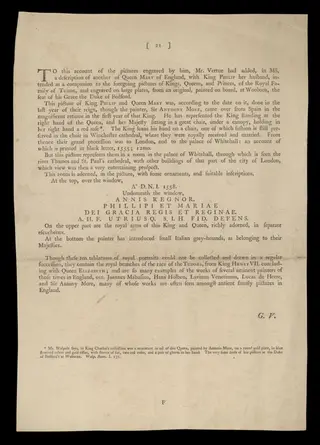 H Beard Print Collection, by George Vertue, 1650