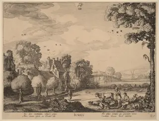 June, by Velde, Jan van de, II, ink, 1617