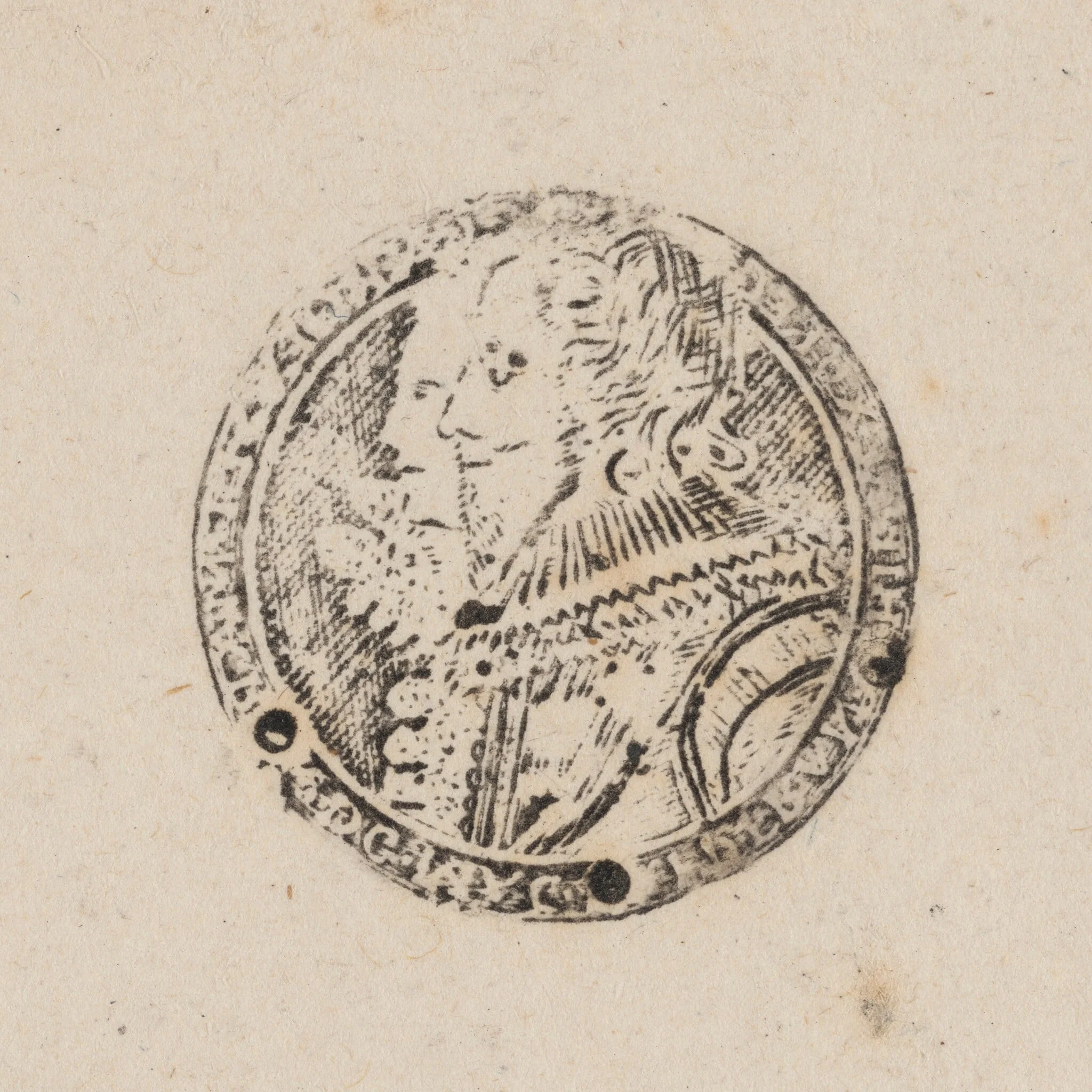 Charles I and Henrietta Maria Facing to the Left [right half], detail