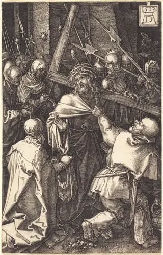 Christ Carrying the Cross, by Albrecht Dürer, ink, 1512