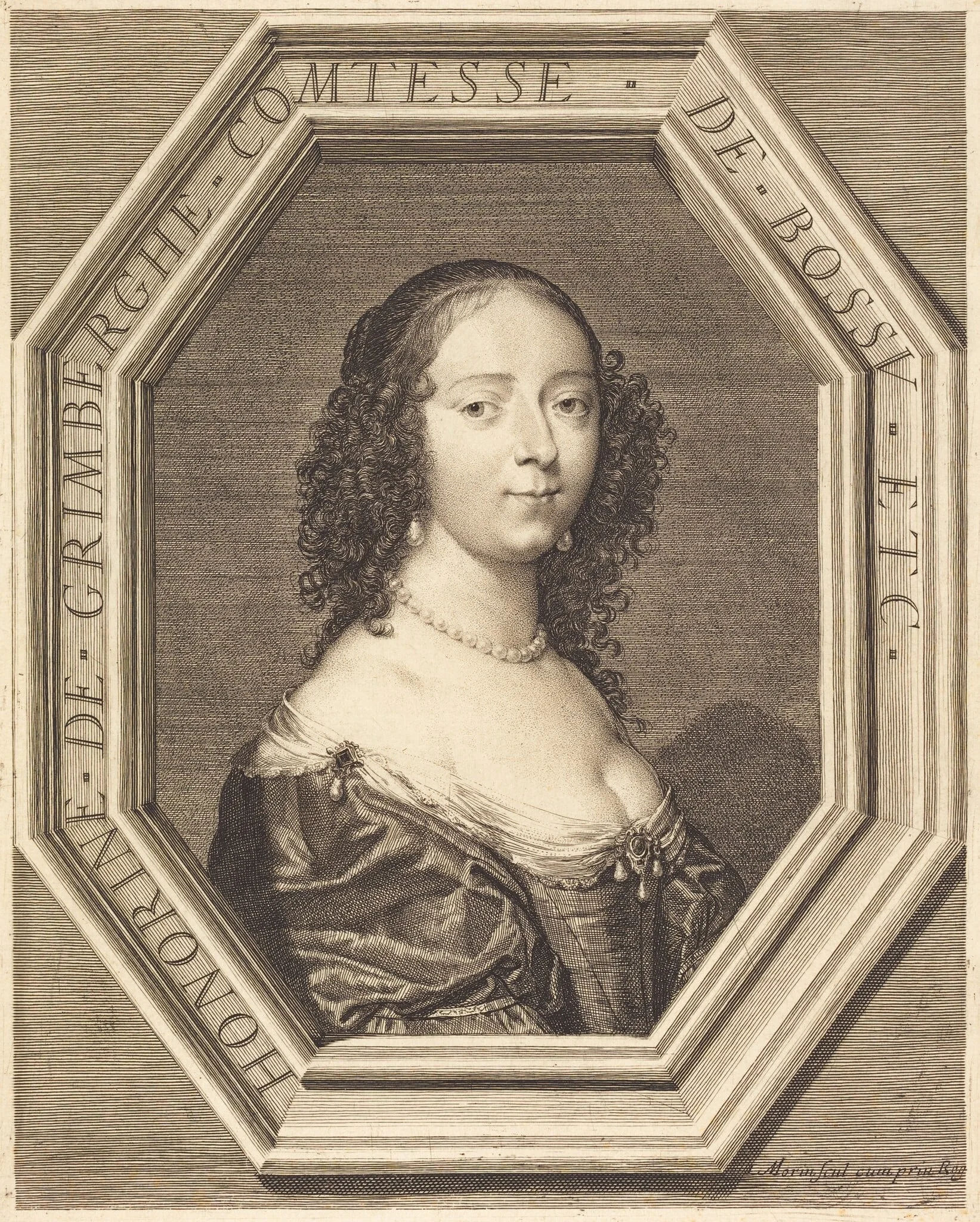 Honorine Grimberge, comtesse de Bossu, detail