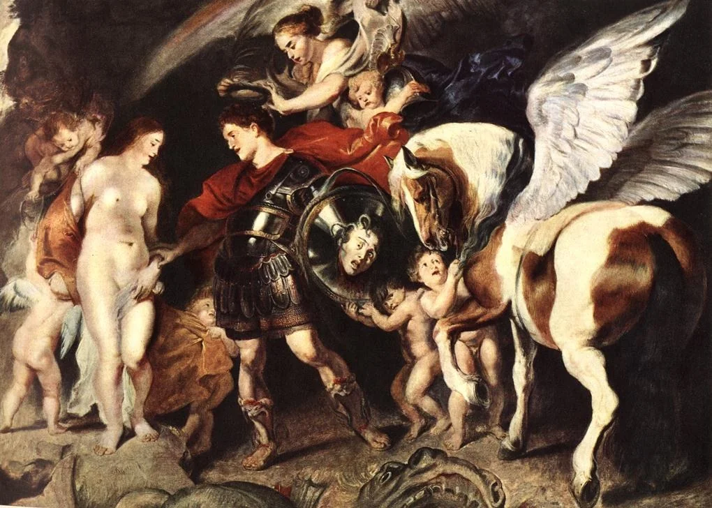 Perseus and Andromeda, detail