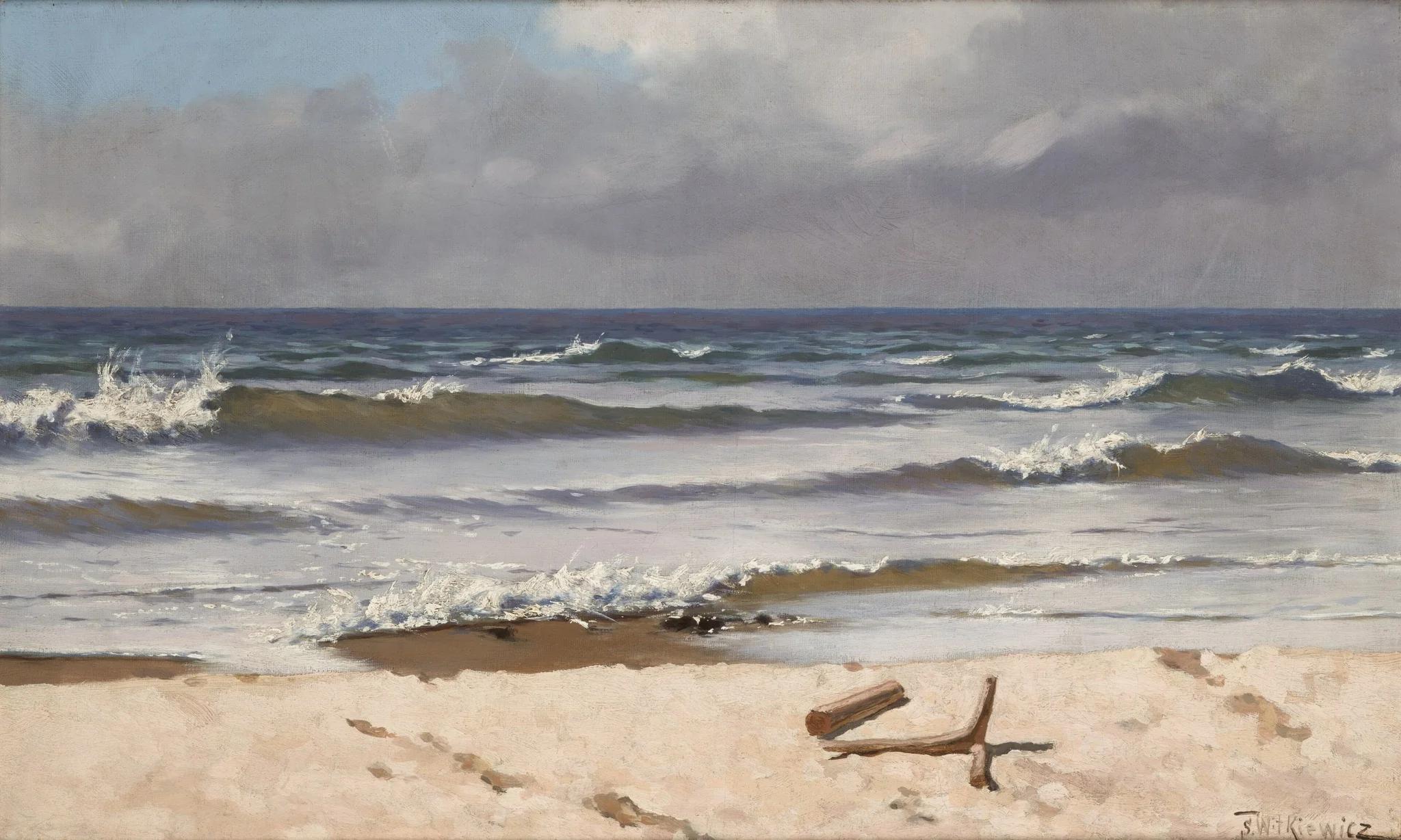 Coast at Połąga, detail