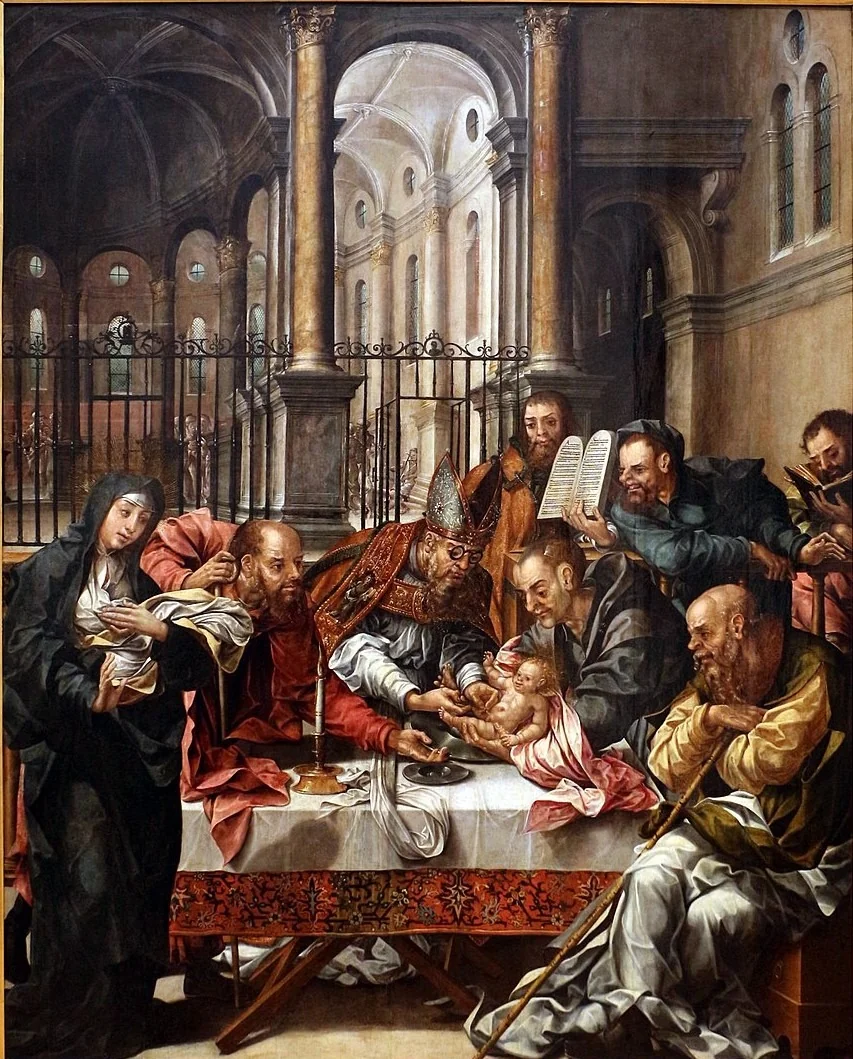 Circuncisão de Jesus, detail