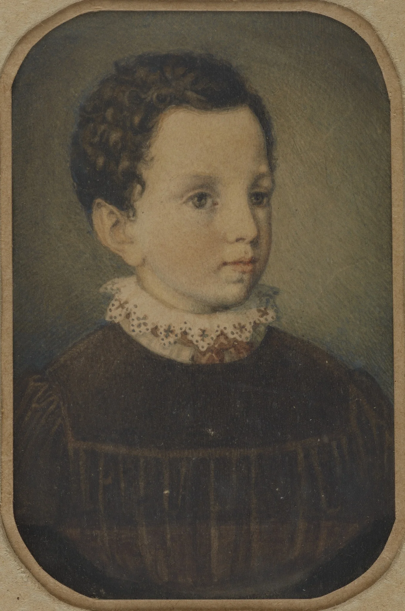 Portrait of Antoni Pleszowski, detail