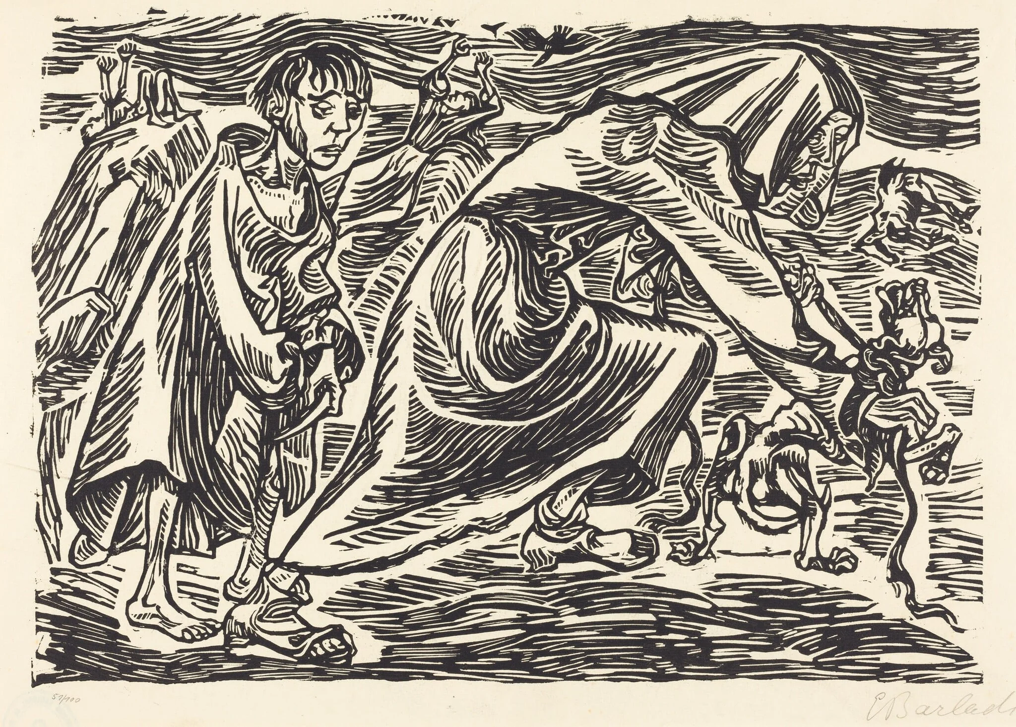 The Dog Catcher, detail