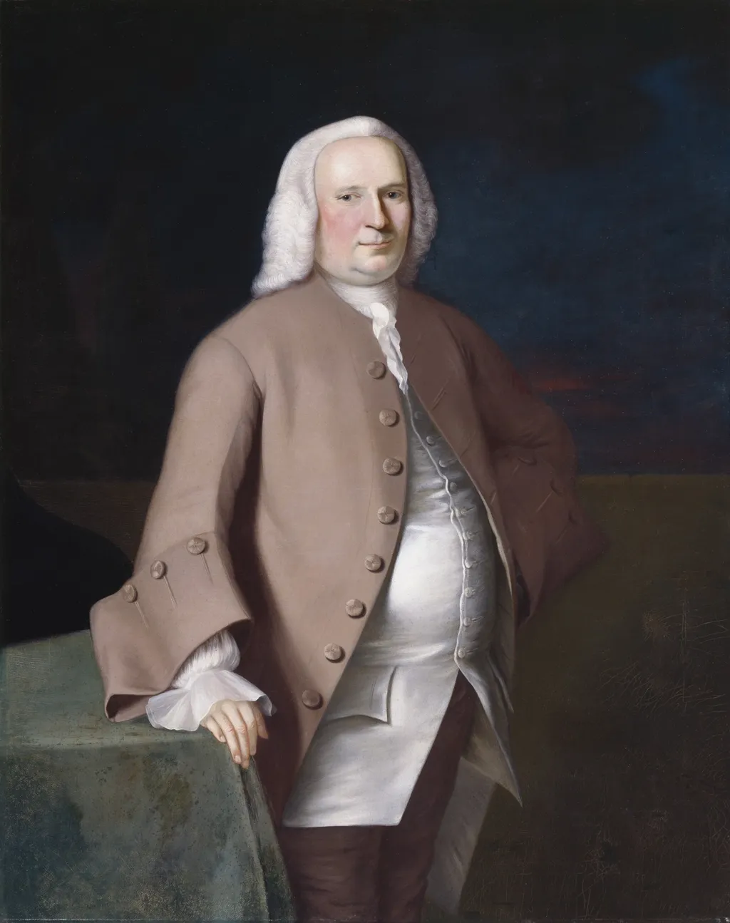 James Pitts, by Joseph Blackburn, oil, 1757