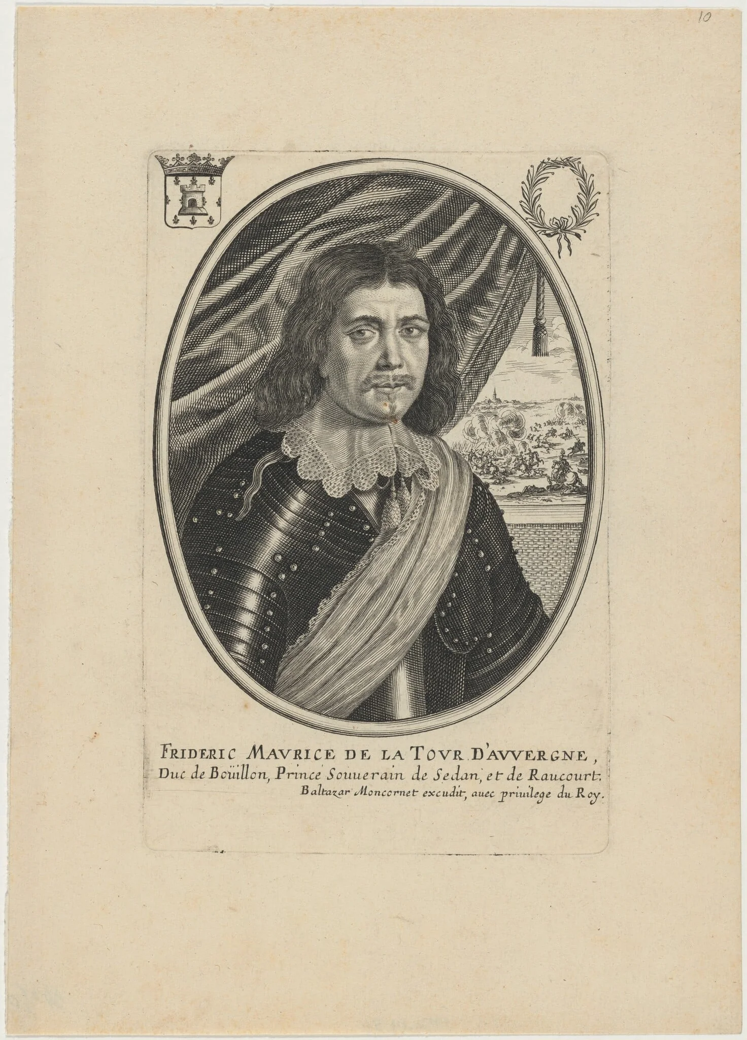 Frederick Maurice de la Tour d'Auveregne, Duc de Bouillon, detail