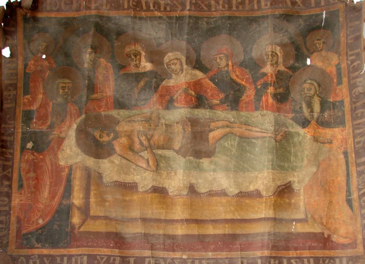 Plângerea lui Iisus, detail