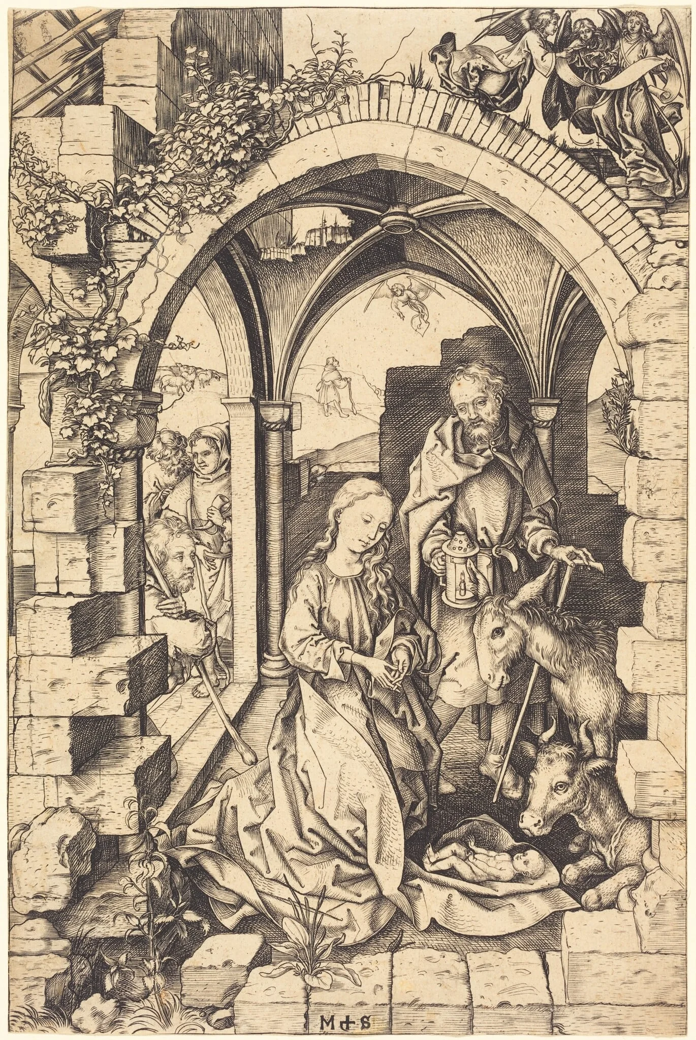 The Nativity, detail