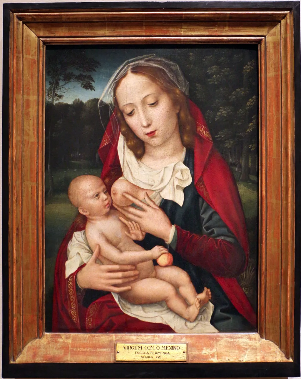 A Virgem do Leite, by Ambrosius Benson, unspecified, 1510