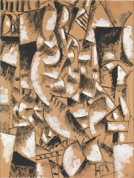 Composition (Study for "Nude Model in the Studio"), detail