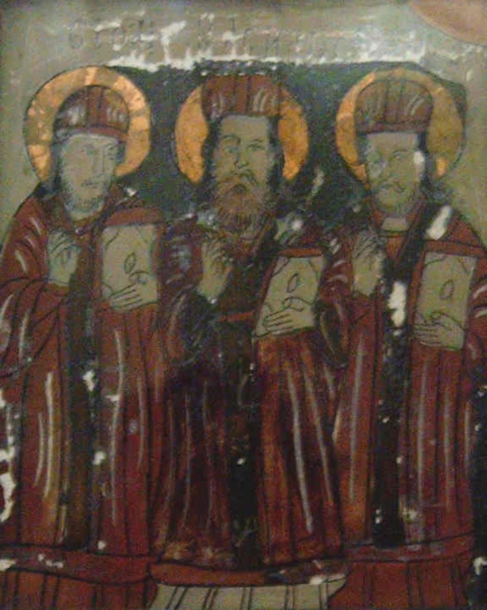 Cei Trei Sfinți, detail