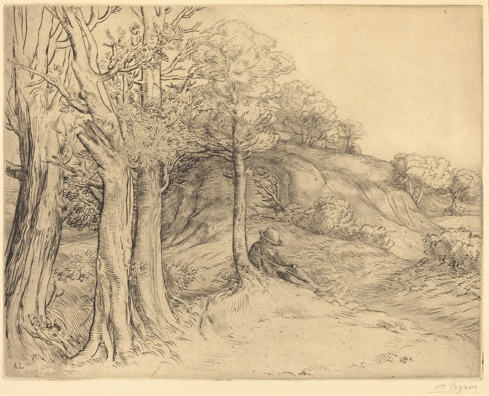 Solitude (Solitude (Paysage)), detail