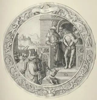 The Round Passion: Christ Presented to the People, by Lucas van Leyden, 1509