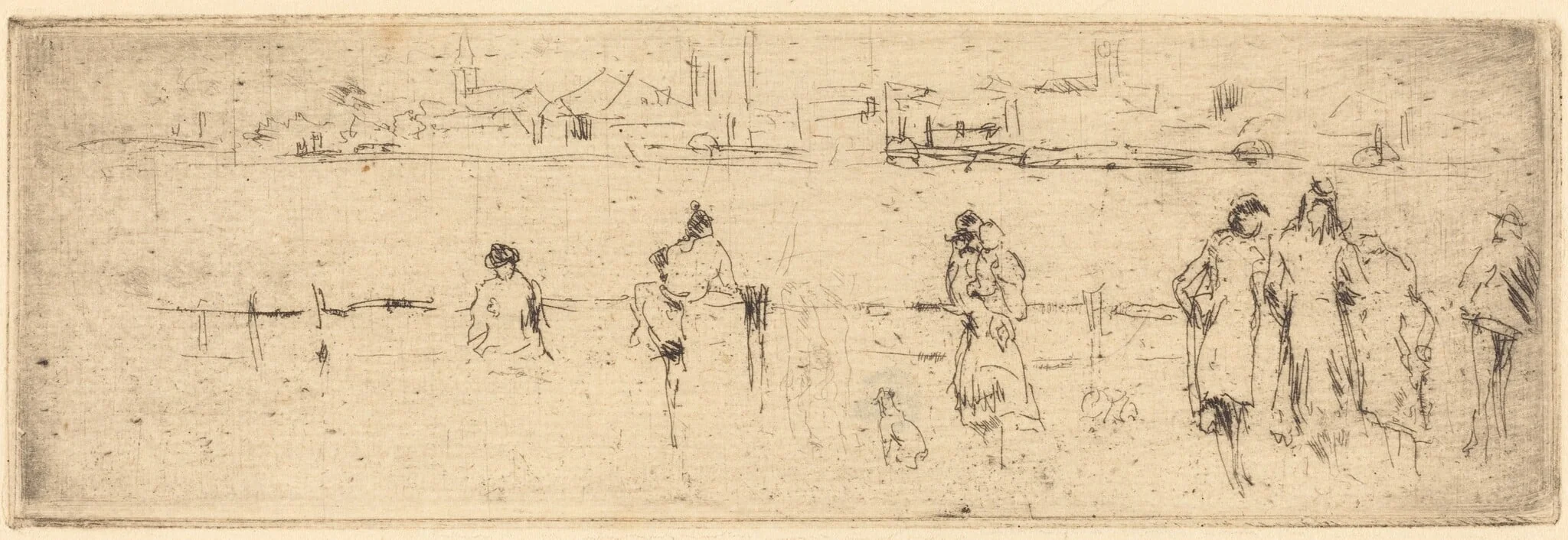 A Sketch of the Embankment, detail