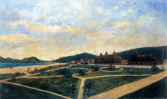 Garden by the Seashore (Landscape), detail