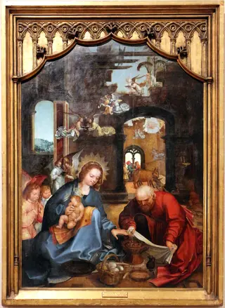 Natividade, by Gregório Lopes, unspecified, 1527