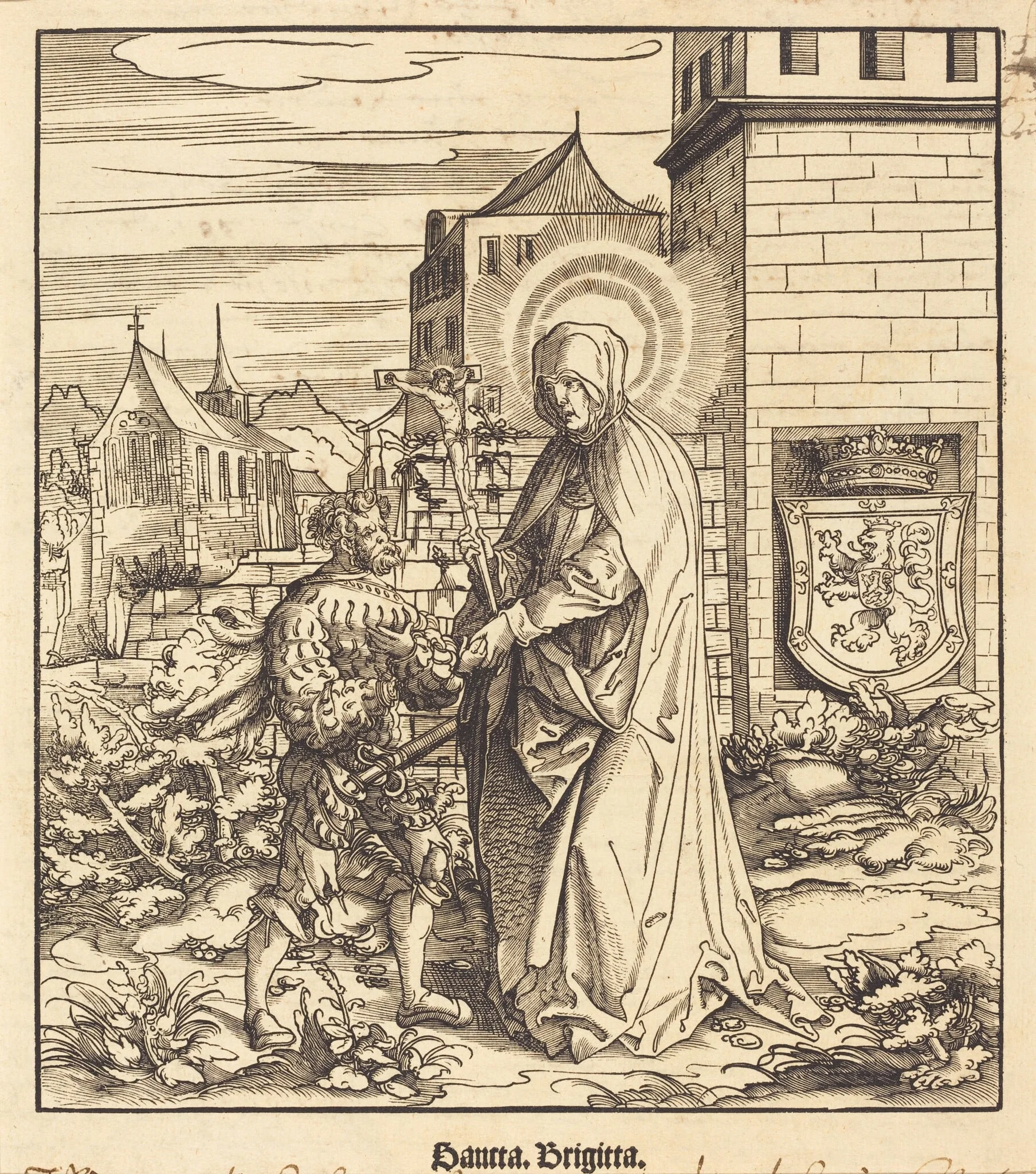 Saint Brigitta, detail