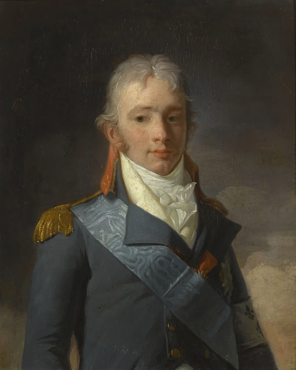 Charles-Ferdinand d'Artois, Duke of Berry, by Henri-Pierre Danloux, oil, 1798