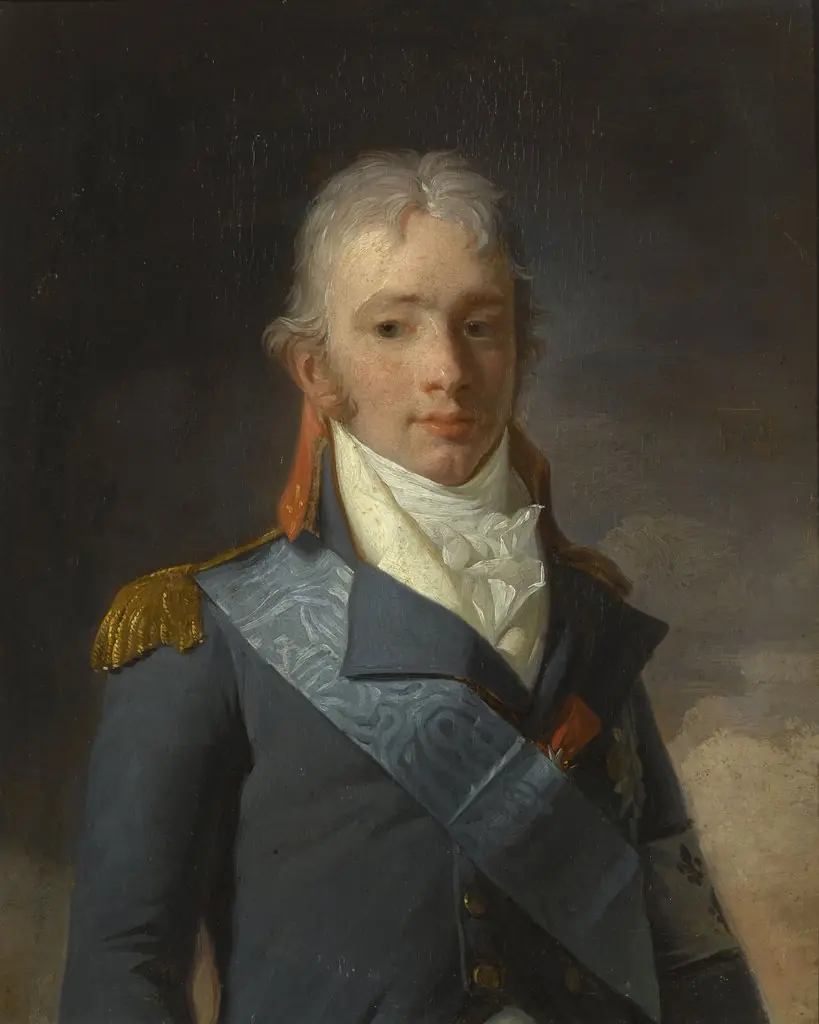 Charles-Ferdinand d'Artois, Duke of Berry, by Henri-Pierre Danloux, oil, 1798