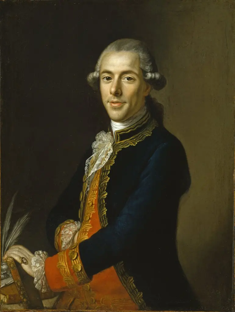 Tomás de Iriarte, by Joaquín Inza y Ainsa, oil, 1793
