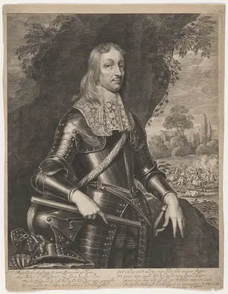 William Frederick of Nassau, by Abraham Blooteling, ink, 1665