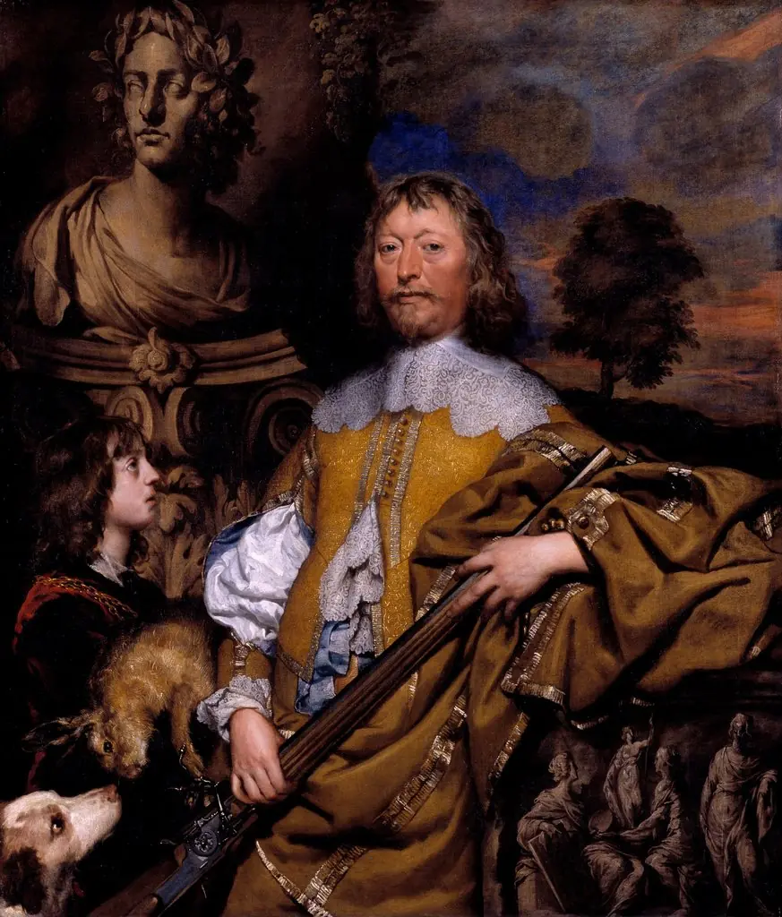 Endymion Porter Around, by William Dobson, oil, 1640