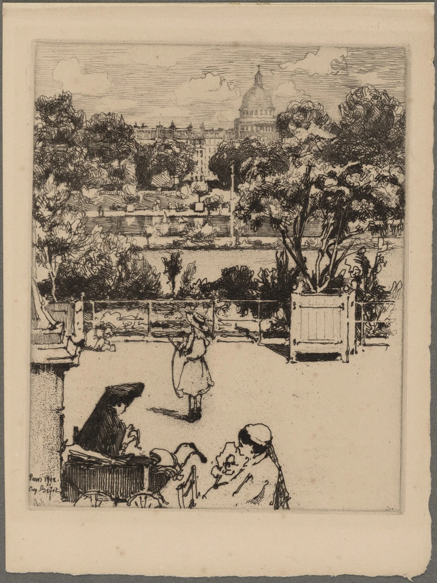 Le Luxembourg, detail