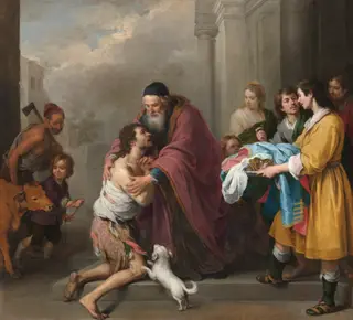The Return of the Prodigal Son, by Bartolomé Esteban Murillo, oil, 1668