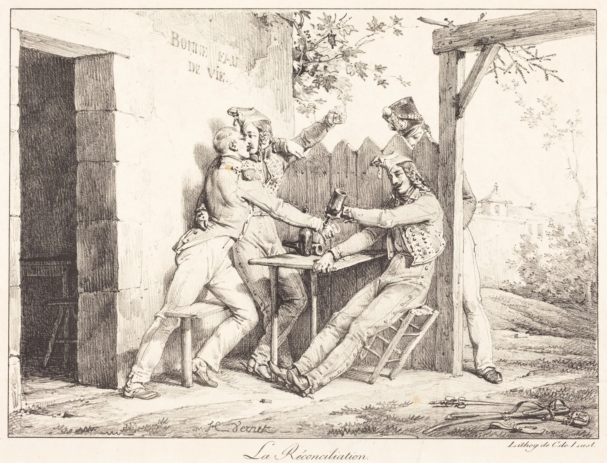 La Reconciliation, detail