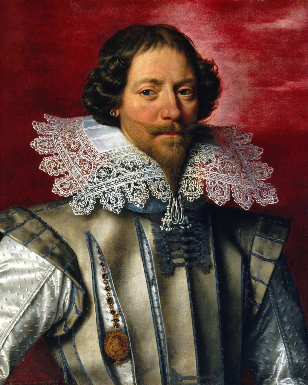 Portrait of a man, by Frans Pourbus, the Younger, oil, 1615