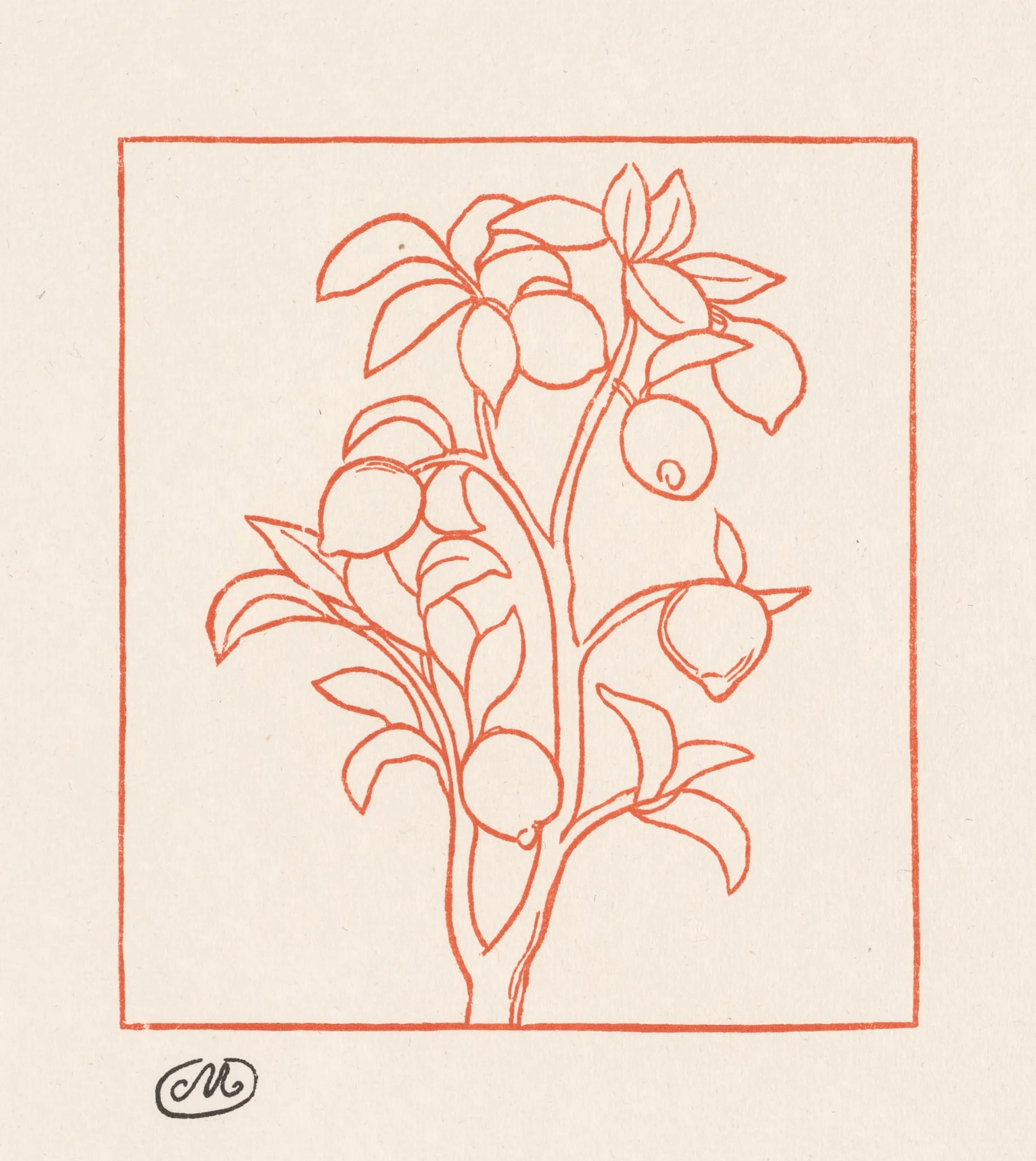 The Georgics: Lemon Tree (Les Géorgiques: Citronnier), detail