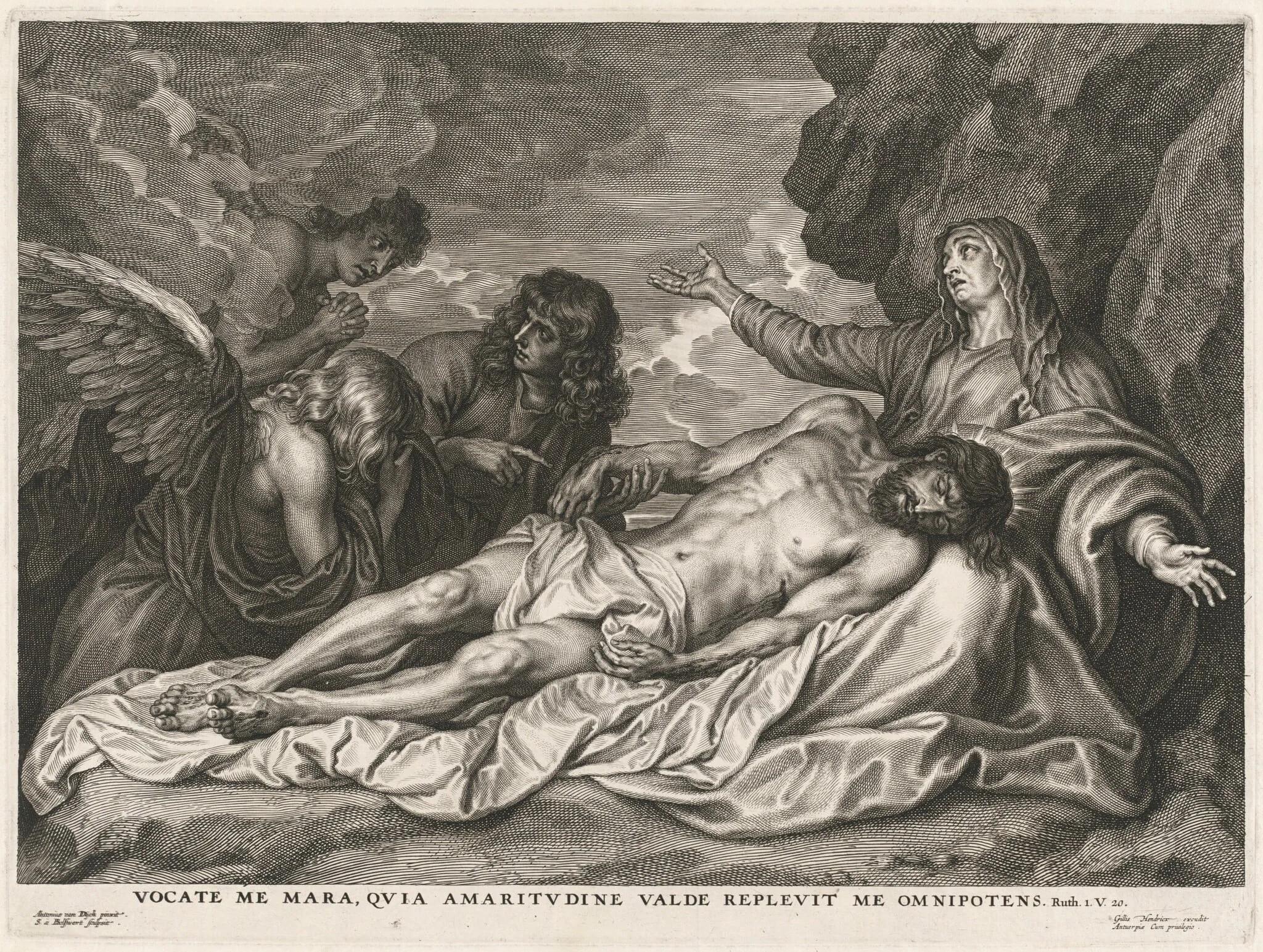 Virgin Supporting the Dead Christ, detail