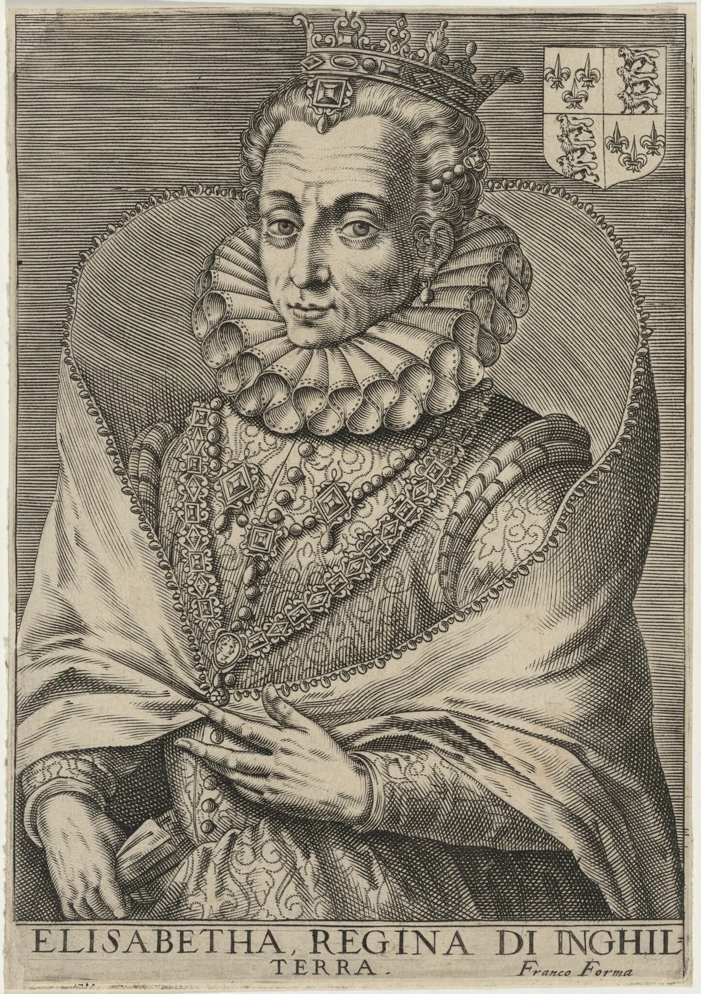 Queen Elizabeth, detail