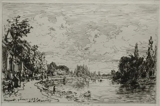 Noyant, by Maxime Lalanne, 1883