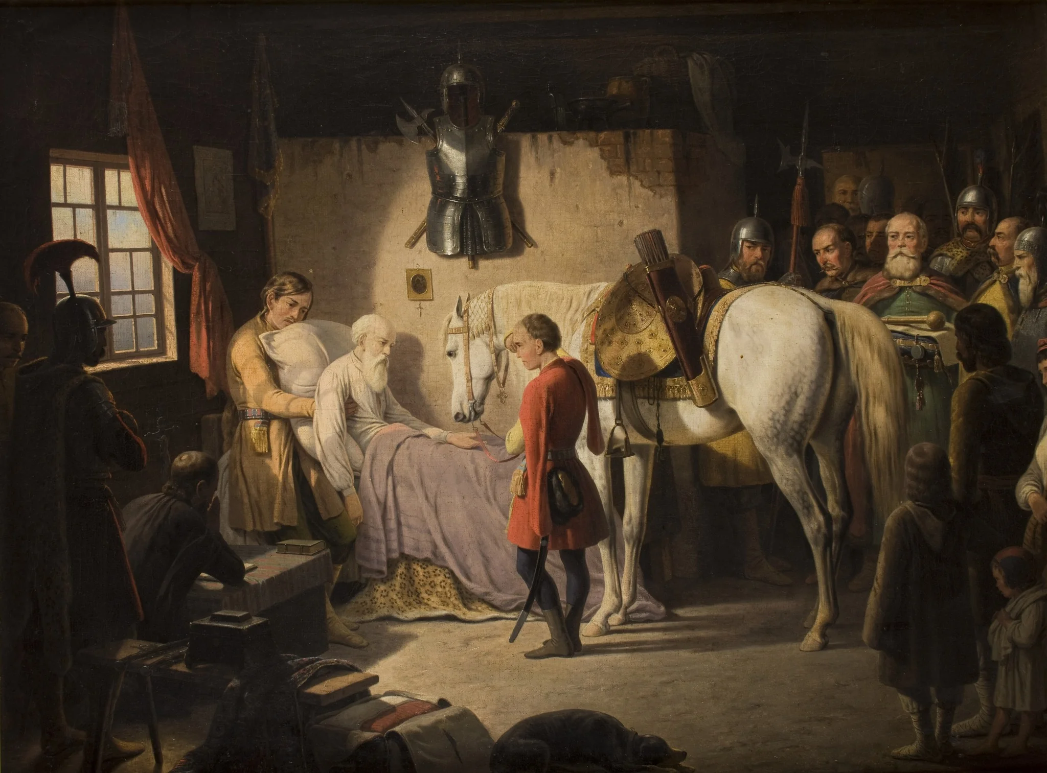 Death of Stefan Czarniecki, detail