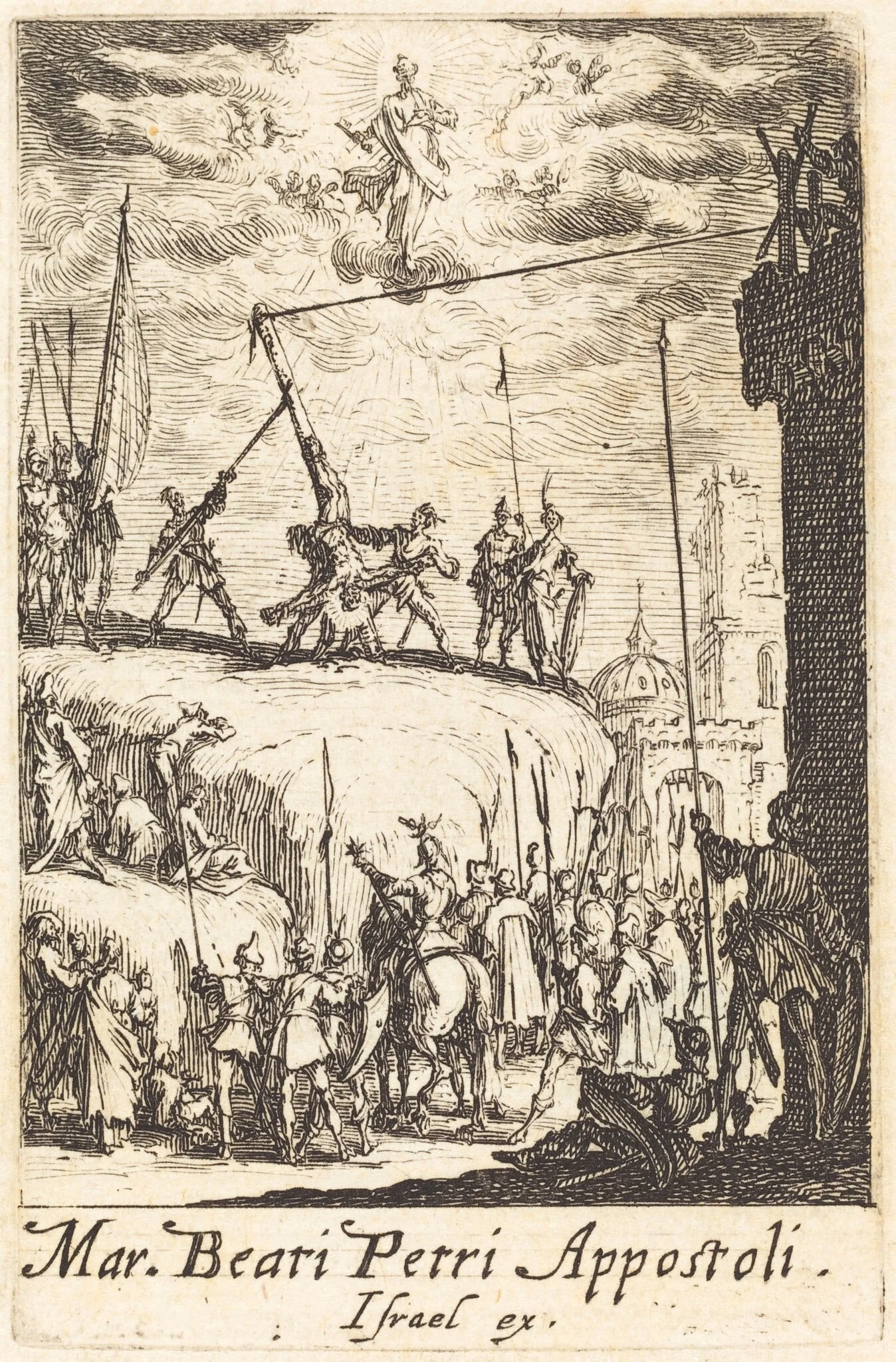 The Martyrdom of Saint Peter, detail