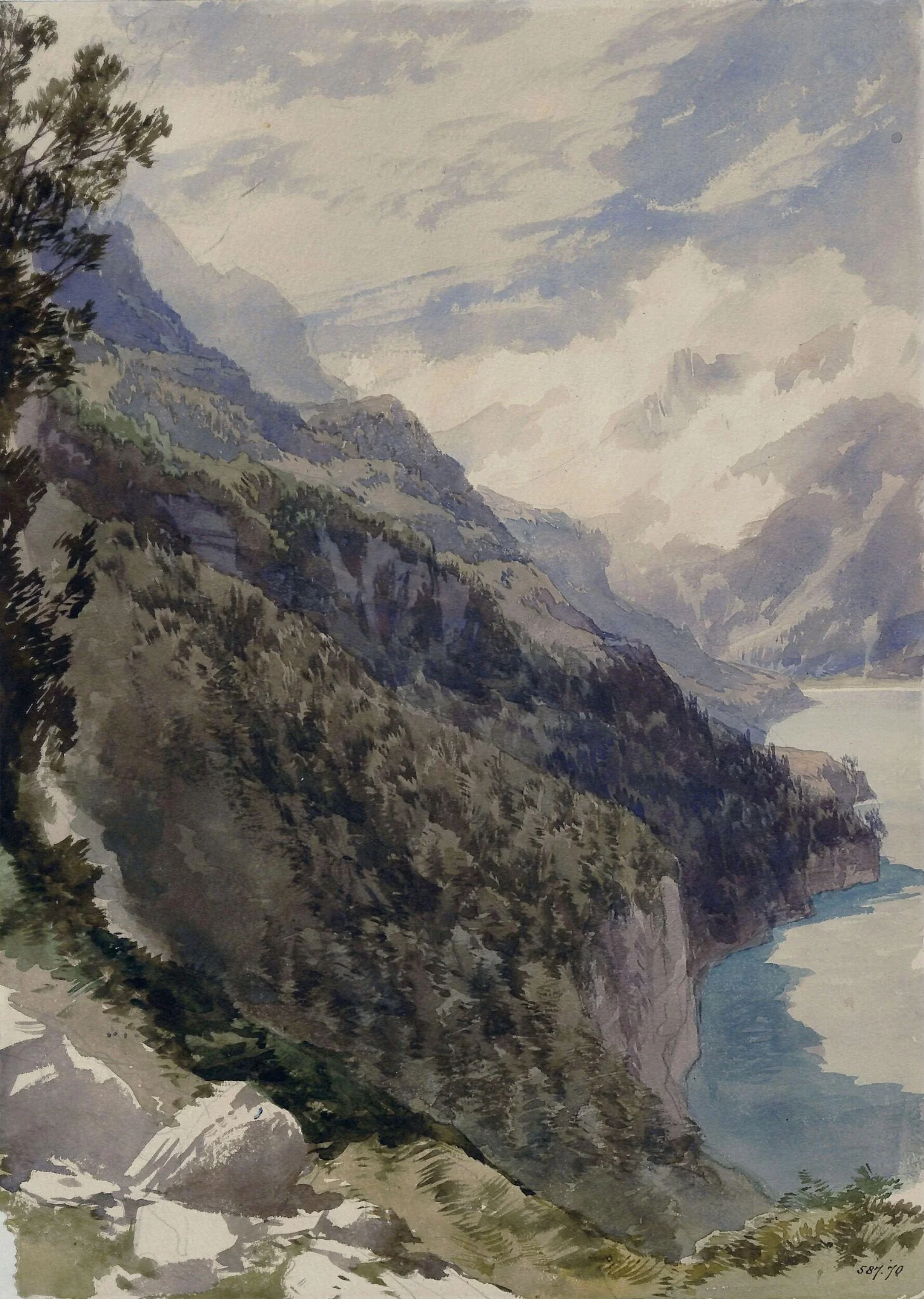 Bay of Uri, Lake of Lucerne, detail