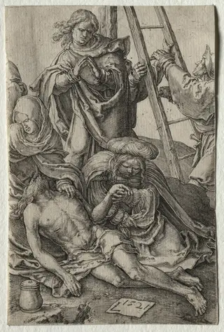 The Passion: Descent from the Cross, by Lucas van Leyden, 1521
