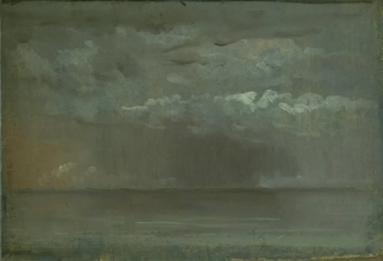 Study of Clouds over the Sea, detail