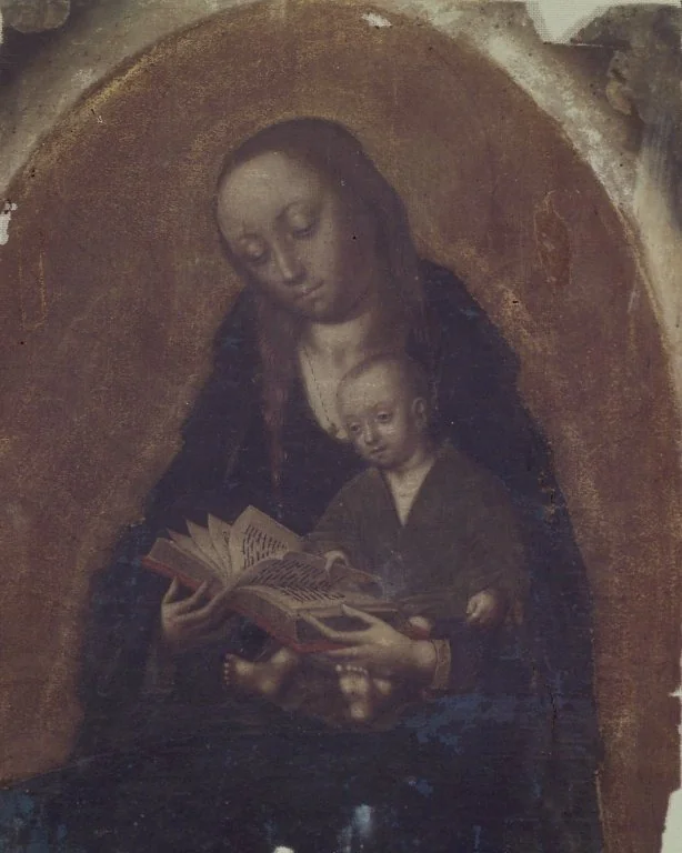 St. Anne and the Virgin, detail