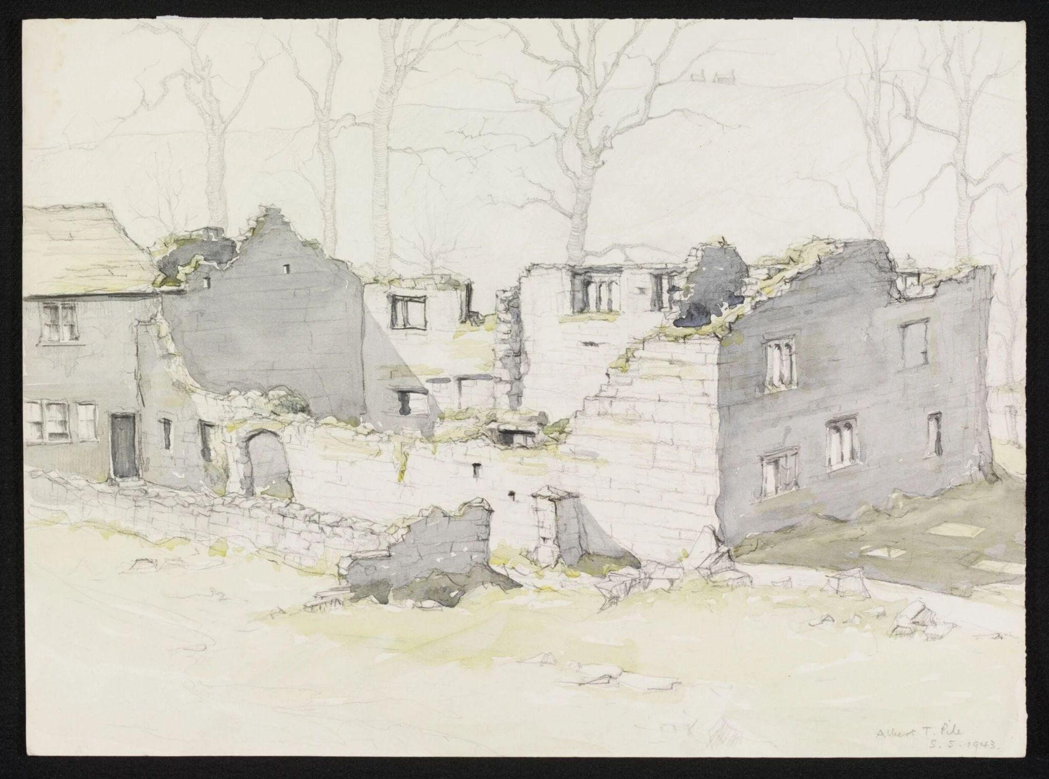 The ruined Hall, Wycoller, detail