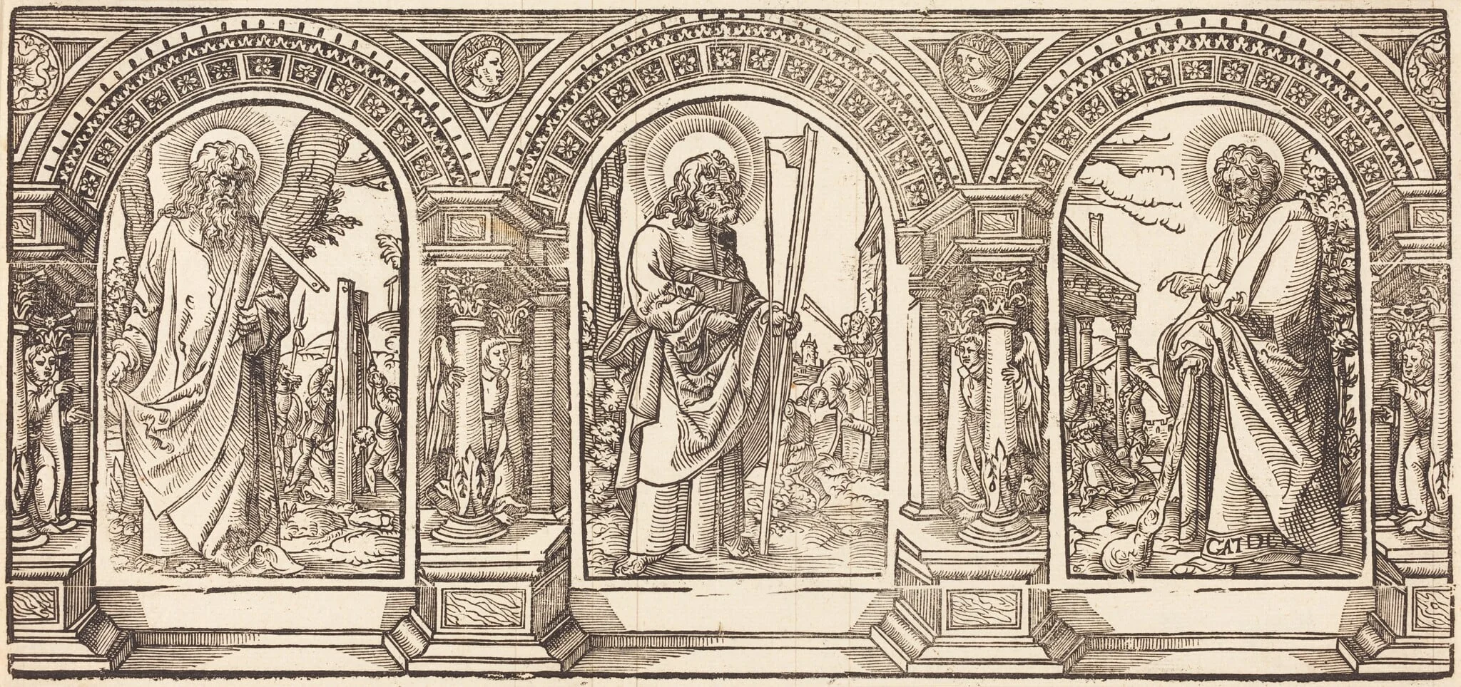 Christ and His Disciples IV, detail