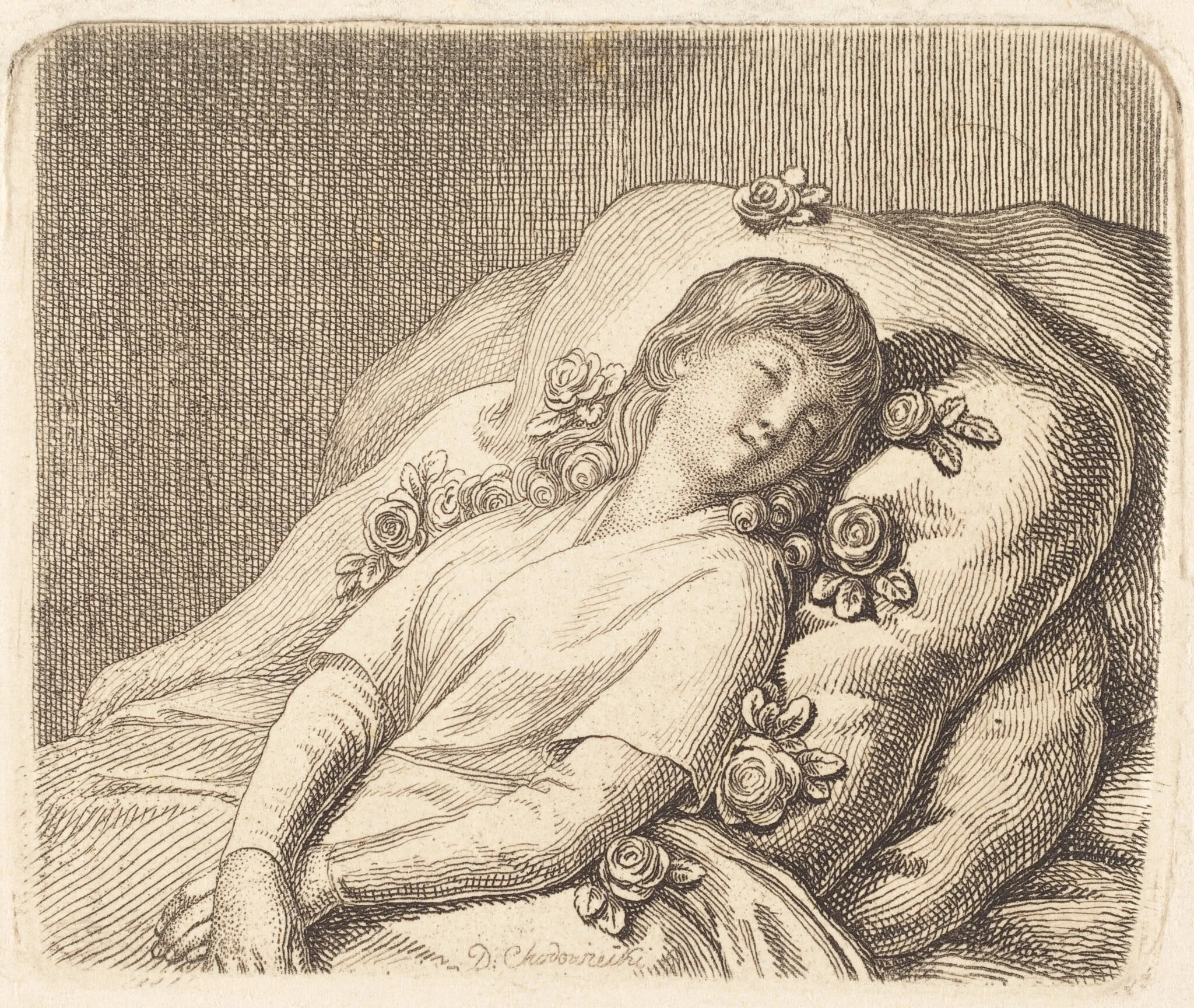 Dreaming on Roses, detail