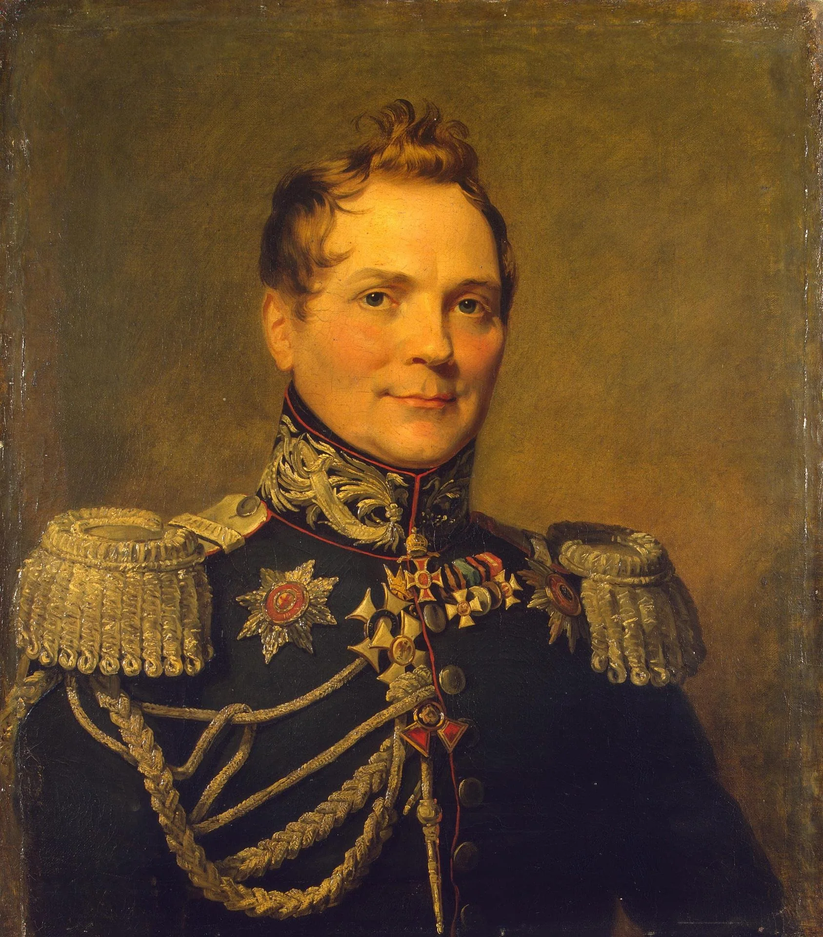 Portrait of Karl F. Toll (1777-1842), detail
