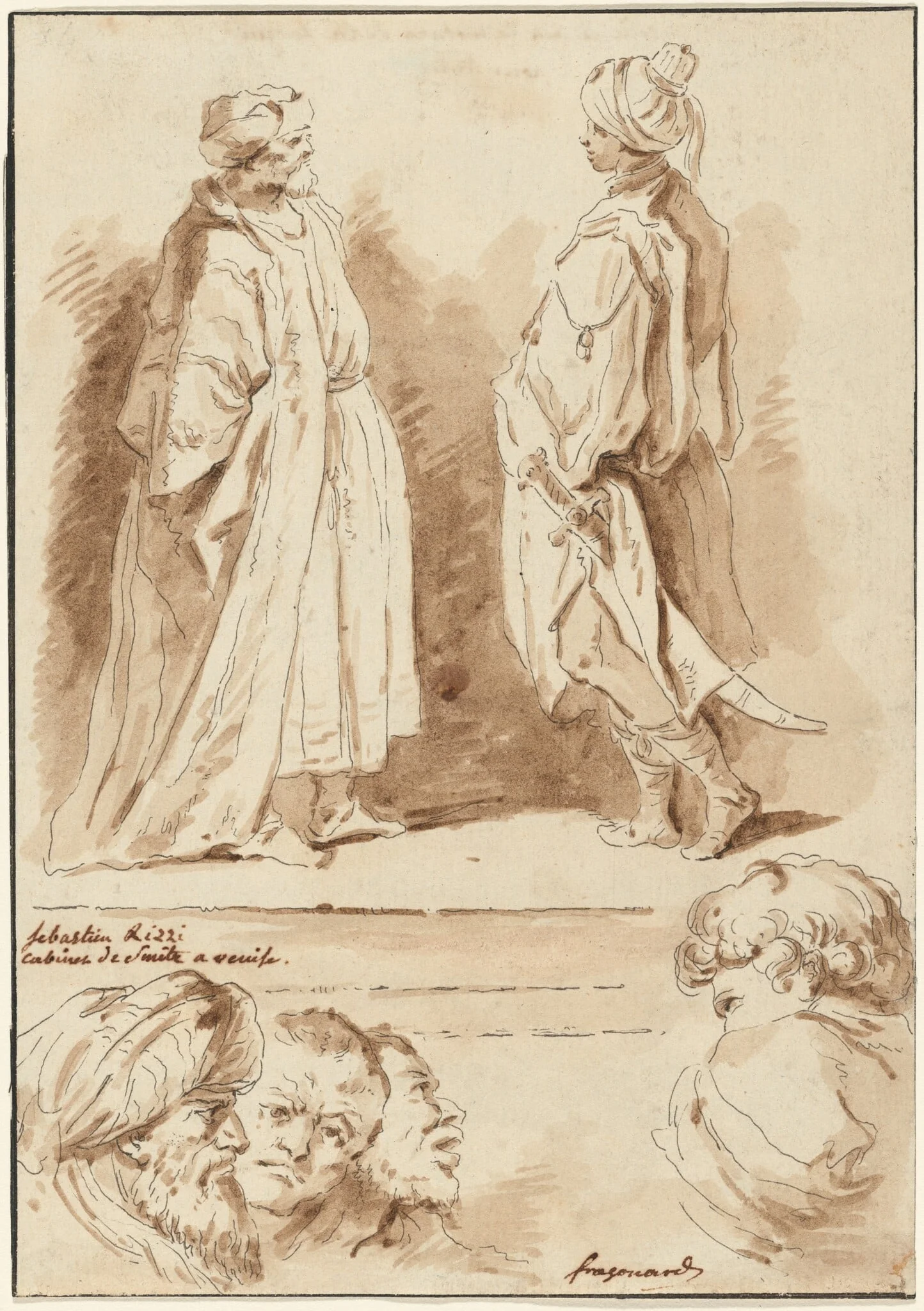 Details from "The Adoration of the Magi" and "The Pool at Bethesda", detail